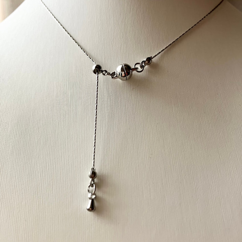 Sazanami（サザナミ）テラヘルツ ネックレス◇ステンレスチェーン◇超