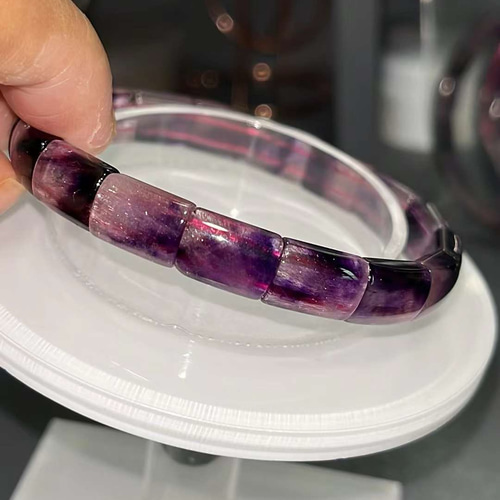 101781  スーパーセブンバングル17センチ 天然無処理 スーパーセブン バングル 17cm バングル・リスト