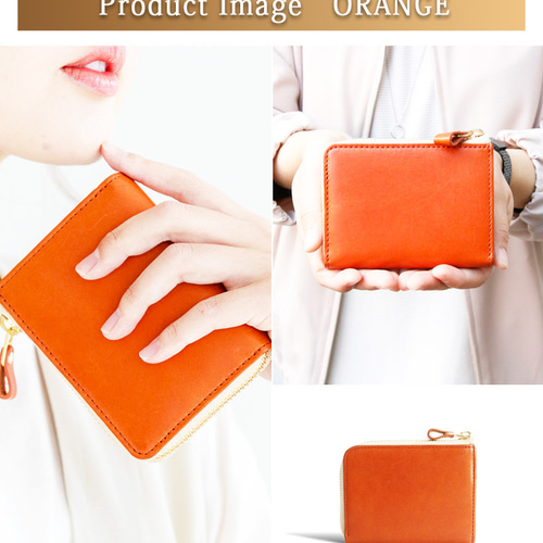 ミニマルチ財布】使い方自由自在 BELLVO 栃木レザー L字ファスナーミニ