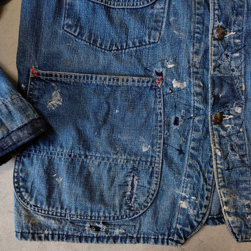 パッチワークリペア ビンテージ bigmac デニム カバーオール