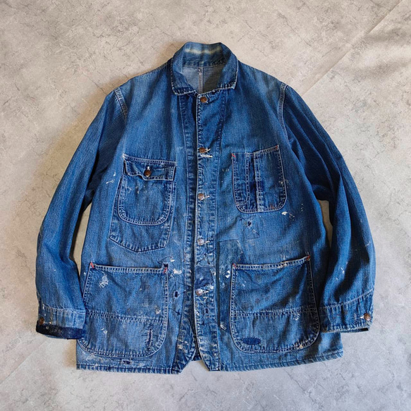 パッチワークリペア ビンテージ bigmac デニム カバーオール