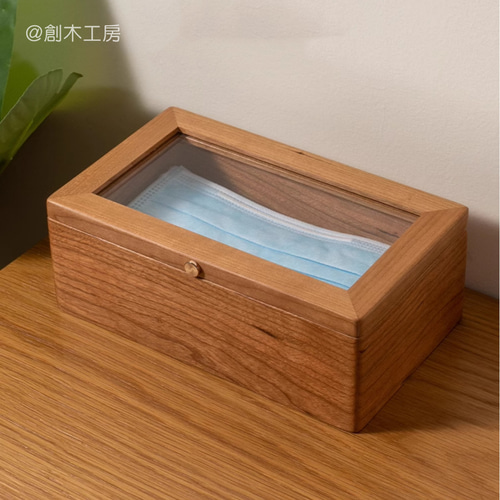 木製デスク収納 隙間収納 大容量 小物入れ ガラスケース コレクション