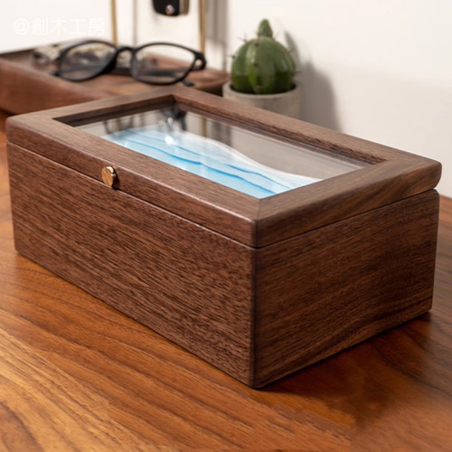 木製デスク収納 隙間収納 大容量 小物入れ ガラスケース コレクション