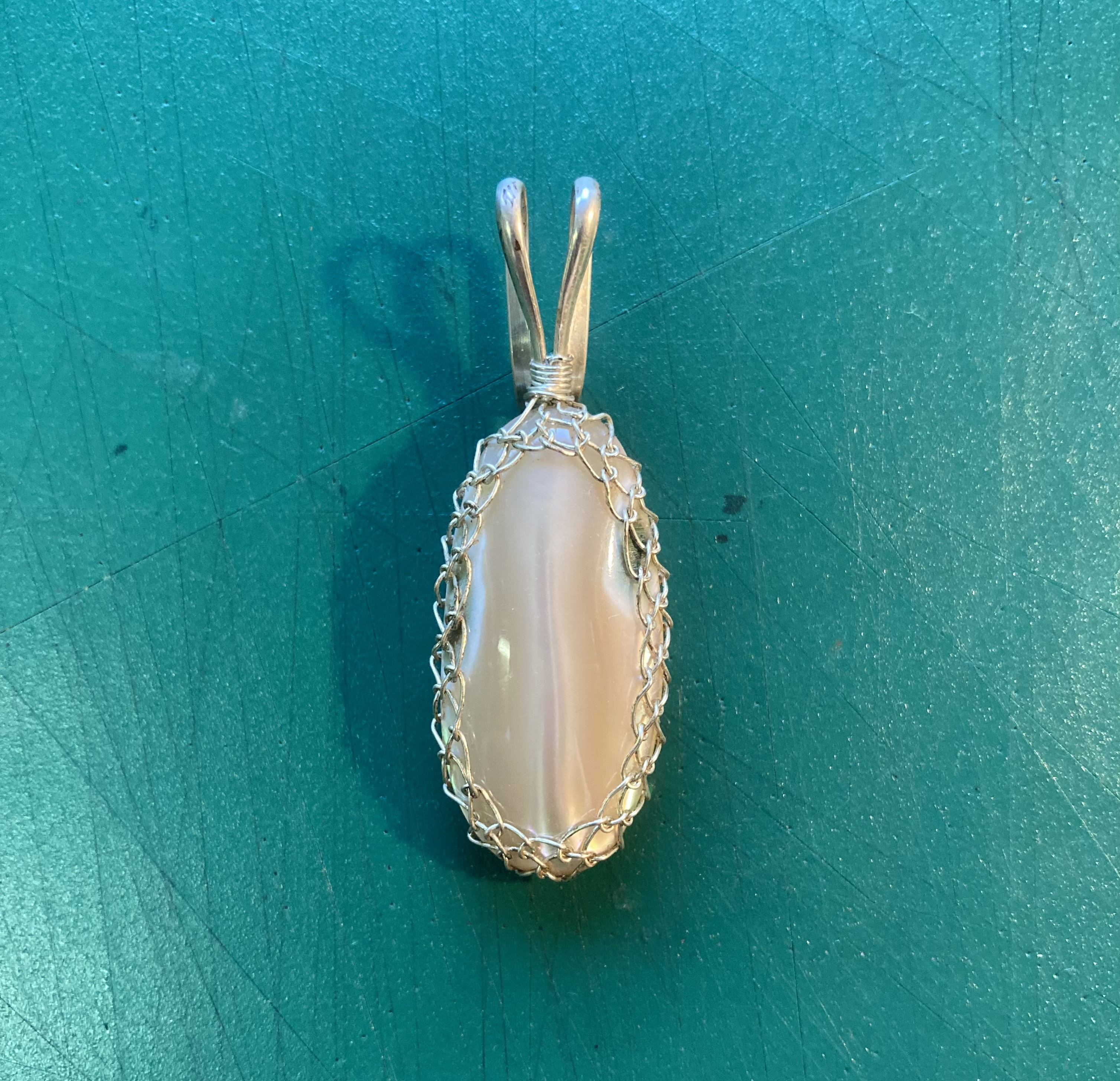 夜光貝のツーウェイペンダント