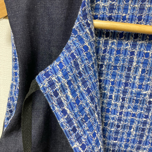 ジレ・ベスト/ 岡山デニム 綿麻ライトデニム 岡山デニムベスト L-LL : Eclea あなたの暮らしを幸せにする雑貨