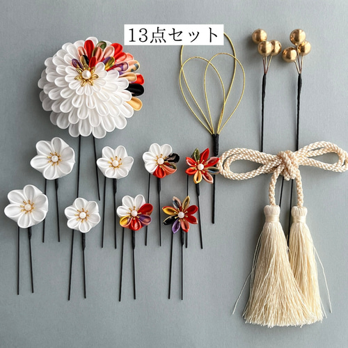 和装美を引き立てる 成人式 七五三 結婚式 髪飾り【レトロ