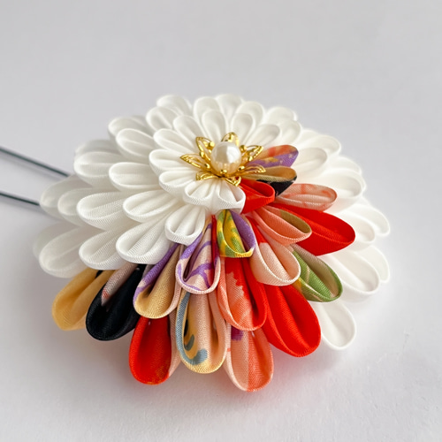 和装美を引き立てる 成人式 七五三 結婚式 髪飾り【レトロ