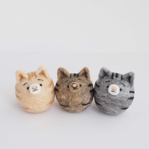 受注制作】ひなまつり ‐桃の節句‐ まゆねこ(各種)の雛人形セット 和柄