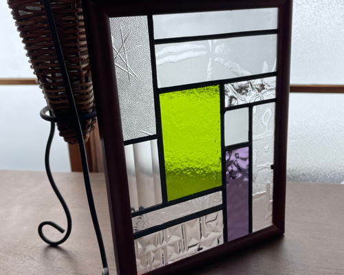 ステンドグラス パネル 「大正浪漫」朴の木 ステンドグラス パネル 「大正浪漫」朴の木 - メルカリ