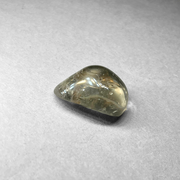 citrine half polished rough stone / シトリンハーフポリッシュ原石4(2個セット) 2枚目の画像