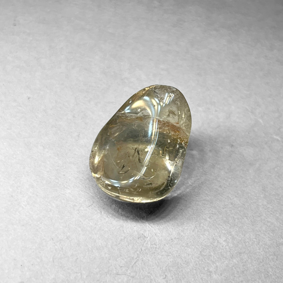 citrine half polished rough stone / シトリンハーフポリッシュ原石4(2個セット) 4枚目の画像