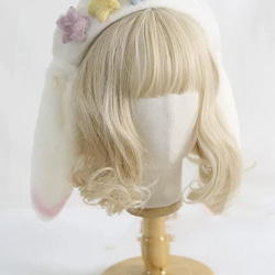 gouk雅　うさぎモチーフベレー帽 ウサギさんになれる帽子（型紙のみ） ACｰ2138 | 子ども服の型紙