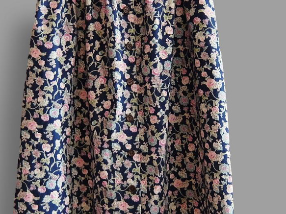 2月セール(^^♪～Seriesスカート…綿麻シーチング～ 5枚目の画像