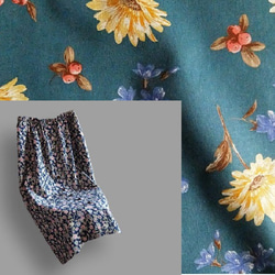 2月セール(^^♪～Seriesスカート…綿麻シーチング～ 1枚目の画像
