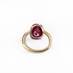 一点もの k18 Burmese Red Spinel リング No.2/ 受注制作 3枚目の画像