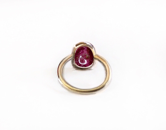 一点もの k18 Burmese Red Spinel リング No.2/ 受注制作 3枚目の画像