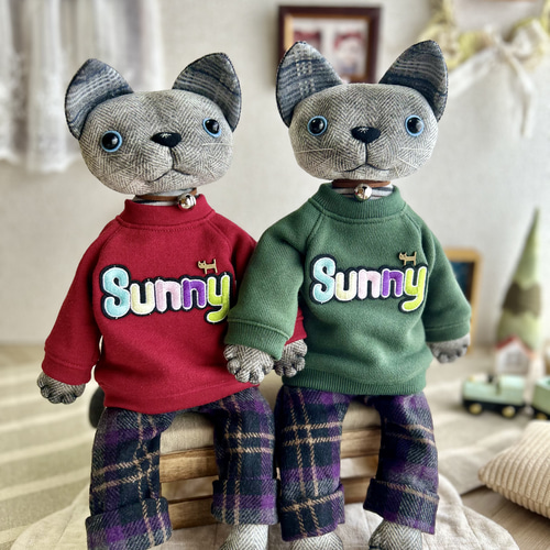 再販 》【シャムねこちゃん❗️】靴下ぬいぐるみ ぬいぐるみ art工房 