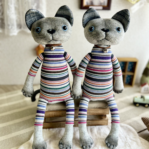 再販 》【シャムねこちゃん❗️】靴下ぬいぐるみ ぬいぐるみ art工房 