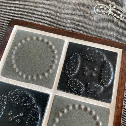 ミナペルホネン タイル 木工 ポット台 鍋敷き トレイ トレー 台 その他