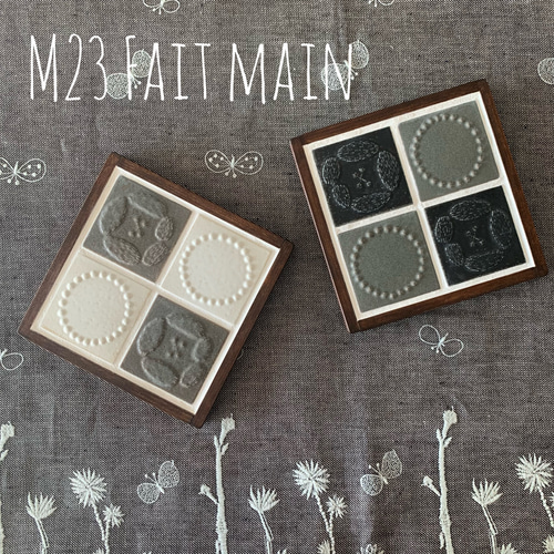 ミナペルホネン タイル 木工 ポット台 鍋敷き トレイ トレー 台 その他