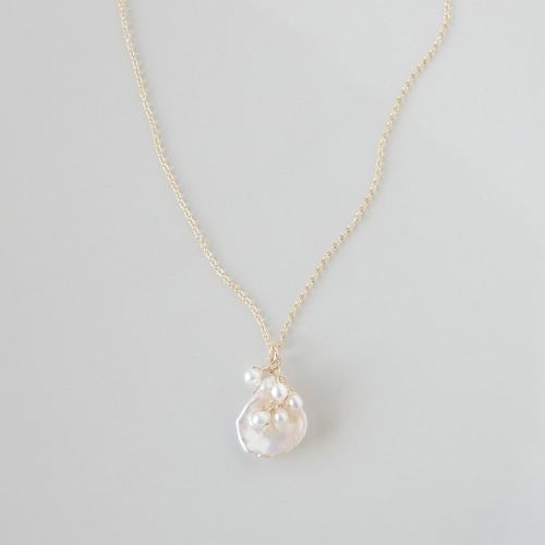 淡水パールネックレスペタルパールネックレス　NO24-919 楽天市場】【WEB限定】淡水真珠 ロングネックレス 2.5-3.2mm