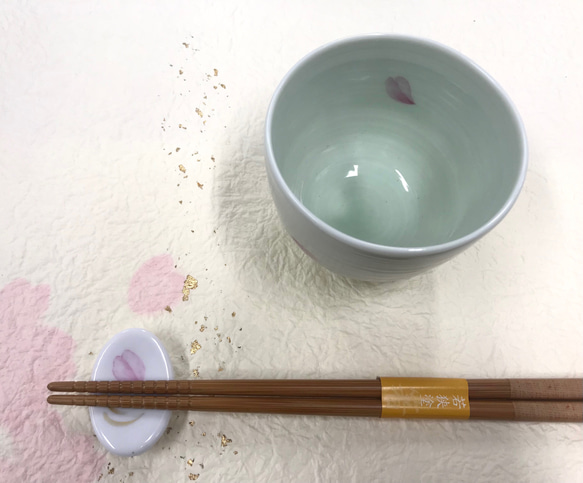 桜の箸置き　Creema陶器市2024 3枚目の画像