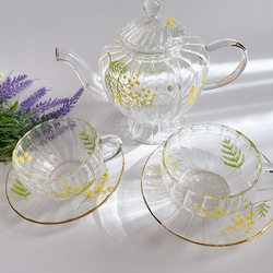 ミモザのガラスティーセット ポット・急須 Atelier shells 通販