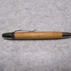 ワイルドオリーブ　椿油仕上げ　回転式ロングパトリオットボールペン 　　 4枚目の画像