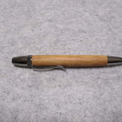 ワイルドオリーブ　椿油仕上げ　回転式ロングパトリオットボールペン 　　 2枚目の画像