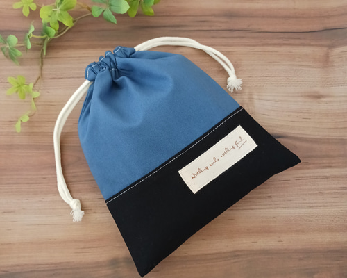 給食袋コップ入れ２枚セット   トレイン’24柄×ネイビー＆B×新ブルー 給食袋コップ入れ2枚セット トレイン'24柄×ネイビー＆B×新ブルー