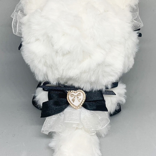 ぬい服 10cm 白 黒 メイド メイド服 猫耳 ネコ耳 ぬいぐるみ ぬい服 10cm 白 黒 メイド メイド服 猫耳 ネコ耳 ぬいぐるみ