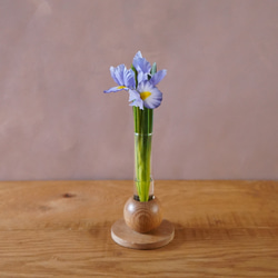 お水換え不要＊花菖蒲のウォーターアレンジS　花瓶セット　マジカルウォーター　こどもの日　端午の節句　アヤメ　アイリス 3枚目の画像