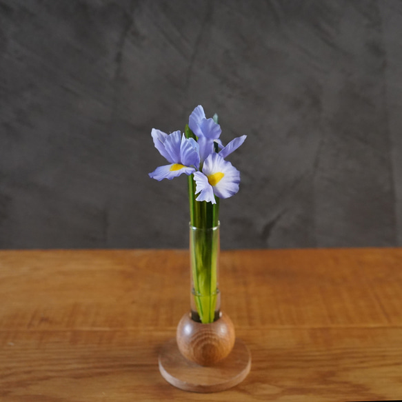 お水換え不要＊花菖蒲のウォーターアレンジS　花瓶セット　マジカルウォーター　こどもの日　端午の節句　アヤメ　アイリス 10枚目の画像