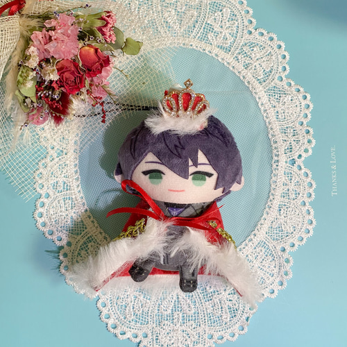 10cmぬい ぬい服 王冠 ポンチョ マント 王様 王子様 ぬいぐるみ ジーナ