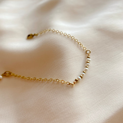 珍珠樂章 - 珍珠 黃銅手鍊 第8張的照片