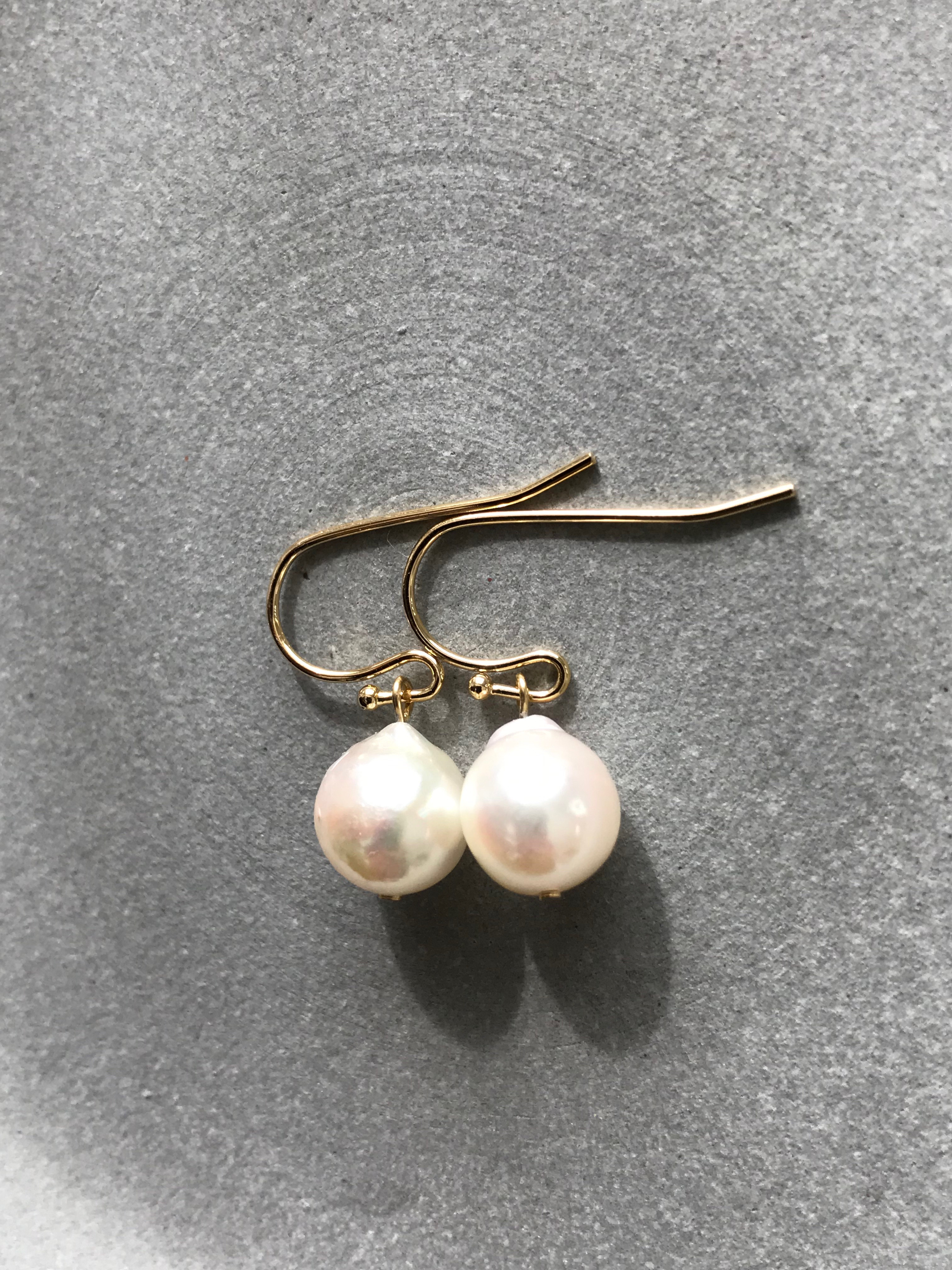 ［再販］宇和島産あこや真珠♚ピアス/ノンホールピアス