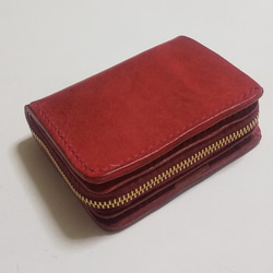 ハンドメイドコンパクト二つ折り財布―21 5枚目の画像