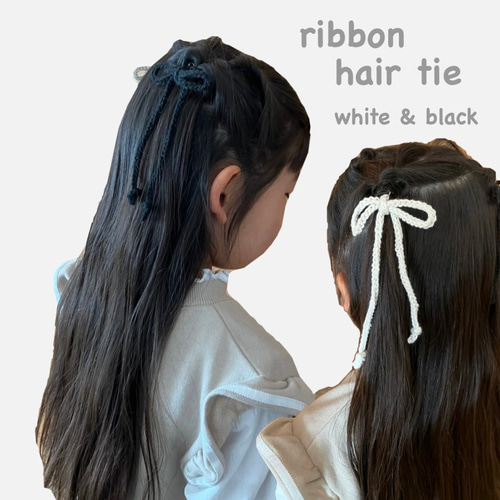 かぎ編み リボンヘアゴム ヘアゴム ma_ya 通販 17286323｜Creema