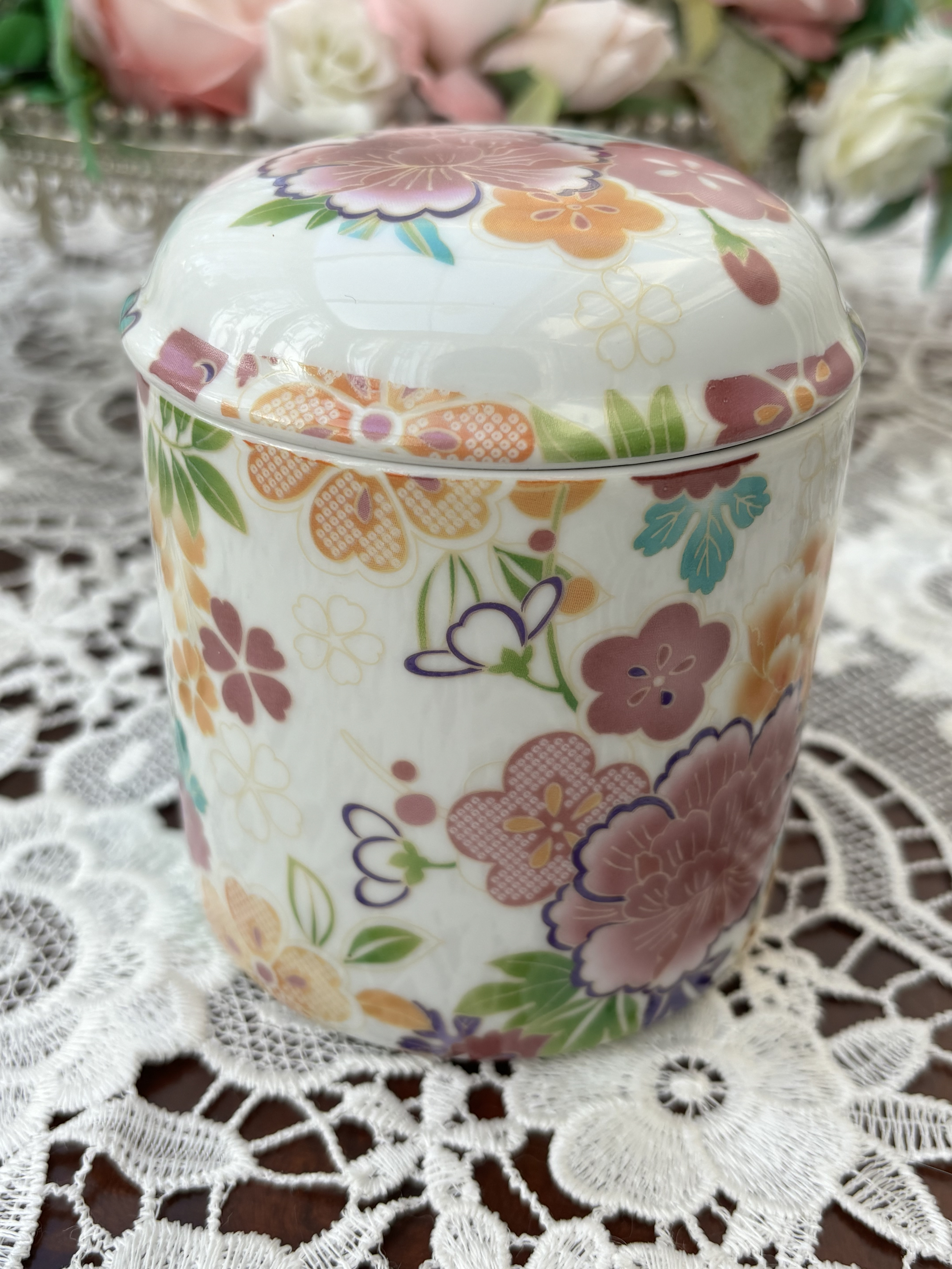 即納！メモリアルポット【et toi  】エトワ…あなたとずっと一緒に・春秋・骨壷・分骨3寸❤︎ポーセラーツ