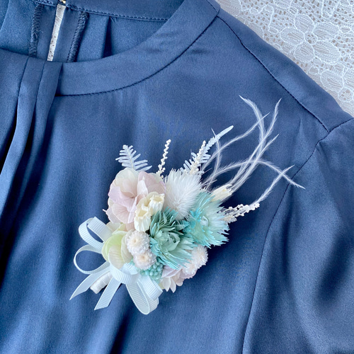 1600円 ユーカリ 本物花 髪飾り プリザーブド フラワー 卒業 入学 1600円 ユーカリ 本物花 髪飾り プリザーブド フラワー 卒業 入学