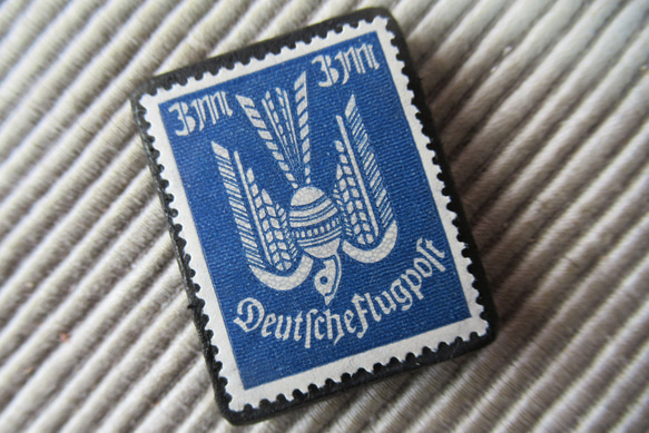 ドイツ　航空切手ブローチ9436 2枚目の画像