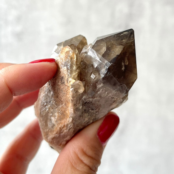 コンゴ産 クンダリーニ 非加熱 シトリン クォーツ ファントム•虹入り コンゴ産 クンダリーニ 非加熱 シトリン クォーツ ファントム•虹入り