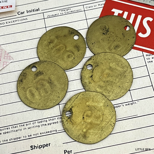 ヴィンテージ 金属ナンバープレート タグ 11枚 USA ／ルーム