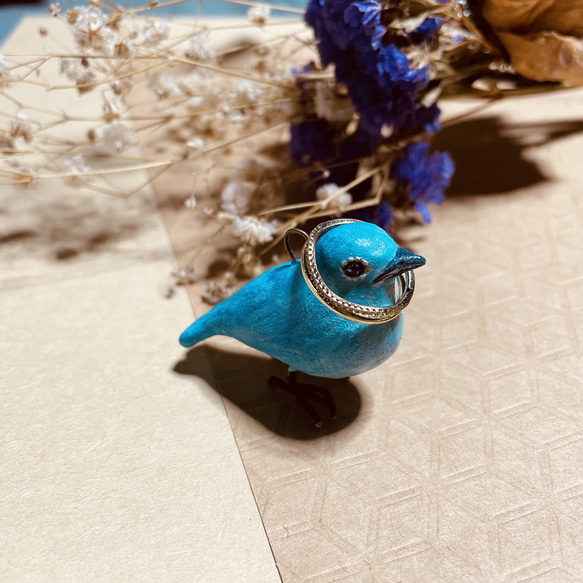 幸福の青い鳥のネックレス・インテリア 4枚目の画像