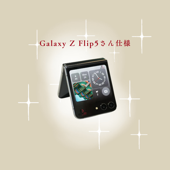 【受注生産】1カ月待ち【Galaxy Z Flip5】妖精のバタートーストスマホケース 11枚目の画像