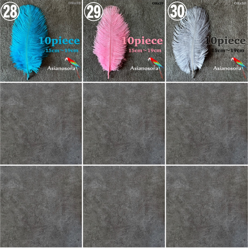 ❤️【オーストリッチ 各色】❤️再入荷❤️ダチョウ