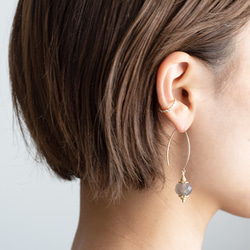 SV(GP) Lanthanum Pierced Earrings / L 6枚目の画像