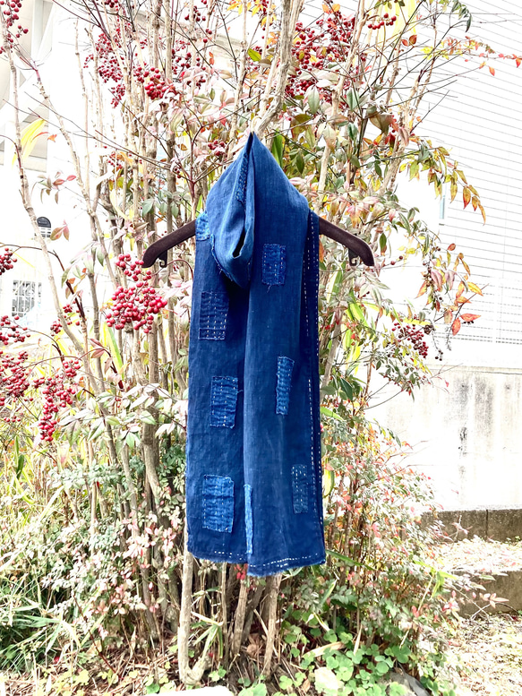 古布 襤褸 ボロ 刺し子 藍染めジャケット