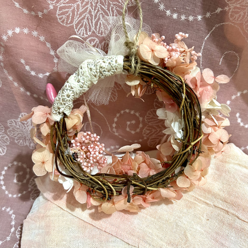 Further☆様専用作品♡ 春待ち早春フラワーリース♡ 雛祭リース