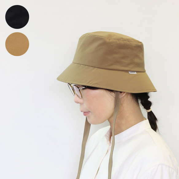 春夏向けバケットハット ～ひも付きタイプライターバケット